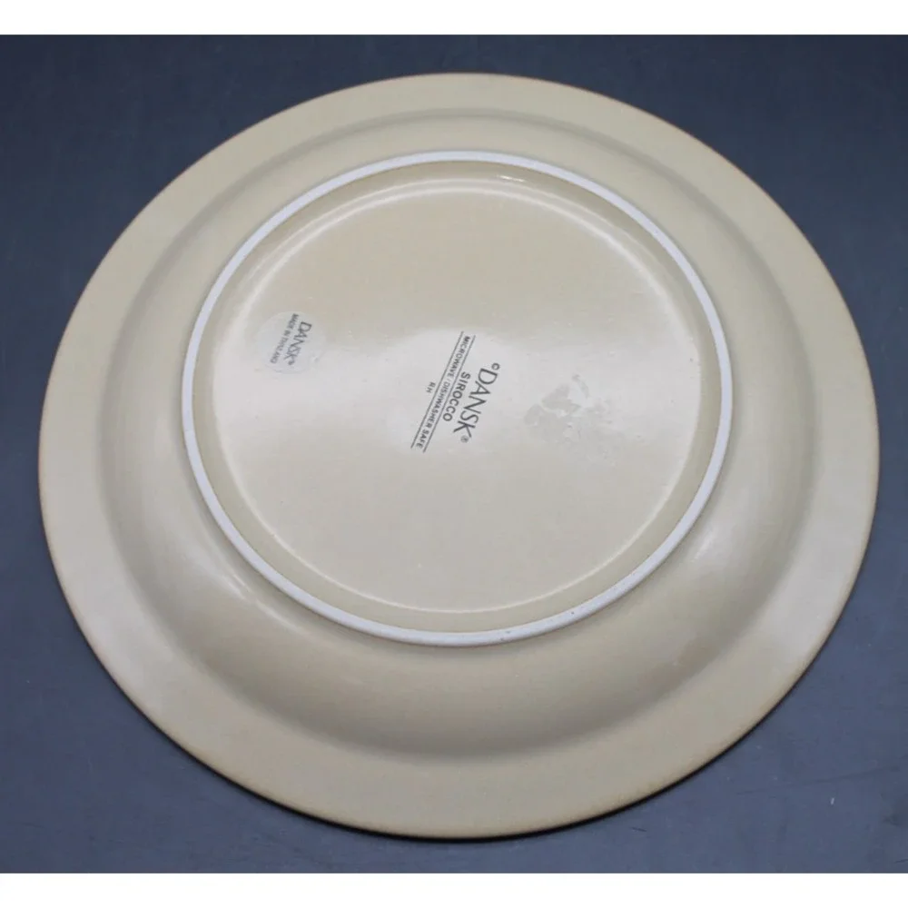 Set of 4 Dansk Sirocco Salad Plates Beige Stoneware 9